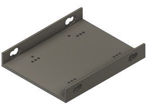 fractal design node 804 hard drive 35 type 1 tray adapter bracket hdd mount 3d print model - Mito3D