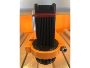 Adapter Laser 43mm stepcraft Werkzeughalter 3d print model - Mito3D
