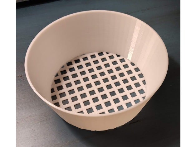 cereal & peanut sieve sifter sift sifting 3D print model - Mito3D