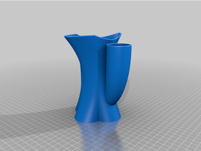 vase flower mode 3d print model - Mito3D