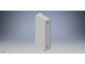 small door handle 3d print model - Mito3D