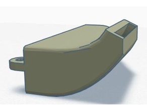 anycubic mega viento boquilla extrusor cortado 3d print model - Mito3D
