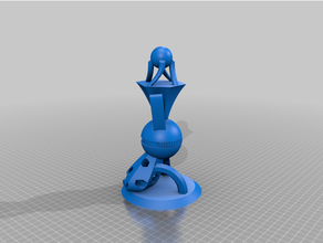 saturn supported art cura fusion360 planet 3d print model - Mito3D