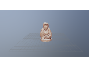 buddha briscola donald stupido 3d print model - Mito3D