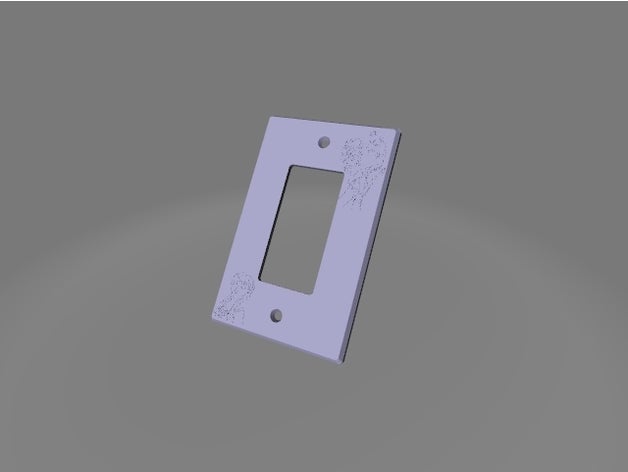 light switch cover anna elsa 3D print model - Mito3D