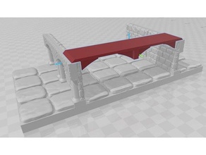 semplice ponti rpg giochi terreno dnd piastrelle esploratore tavolo gioco guerra 3d print model - Mito3D