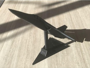 f111 estante soporte cerdo hormiguero popa barrido alas avión f 111 militar modelo cuervo escala ala 3d print model - Mito3D