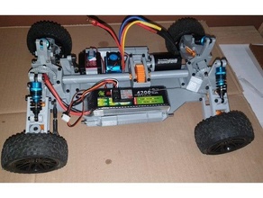 4wd rc car printable differential 3d print model - Mito3D