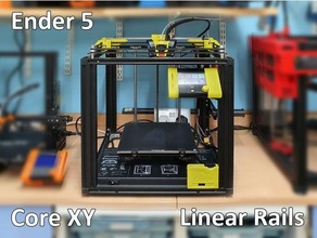 ender 5 core xy linear rails corexy rail 3d print model - Mito3D