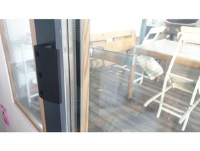 bg53 handle balcony door balkontuergriff balkon balkontuer balkony 3d print model - Mito3D