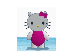 minou filles Hello Kitty 3d print model - Mito3D