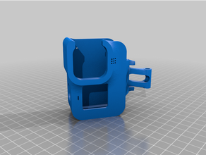 dquad obsession gopro 9 mount 35 degree 3d print model - Mito3D