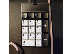 discipad Fall Mantel Startseite Macropad mechanisch Tastatur numpad 3d print model - Mito3D
