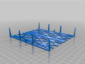 ho scale warren truss bridge modular 3d print model - Mito3D