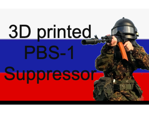 pbs-1 suppressor airsoft 3d print model - Mito3D