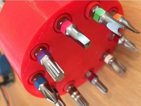 automatic selector mechanism arduino drill robotics tool tools 3d print model - Mito3D