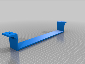 ps4 fino colchetes suporte escrivaninha aguentar 3d print model - Mito3D