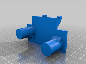 small hammer stand pegboard mount 3d print model - Mito3D