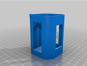 pegboard cup holder mount pencil 3d print model - Mito3D