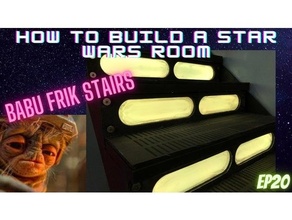 babu frik stairs star wars basement remodel diy doityourself doityourselfchristmas theater starwars 3d print model - Mito3D