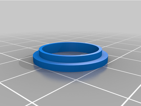 puerta cilindro collar anillo espaciador 3d print model - Mito3D