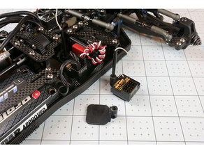 rc receptor monte antena tubo rádio controle carro controlo remoto 3d print model - Mito3D