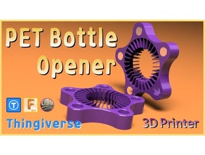 pet bottle opener centaury3d petbottle 3d print model - Mito3D