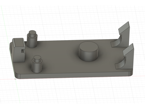 Adafruit Schmuckstück m0 Montage Clip Arduino Elektronik Gehege montieren 3d print model - Mito3D