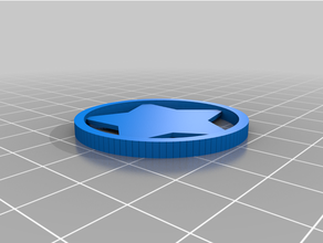 plastik diskler Kadın kalkan disk 3d print model - Mito3D