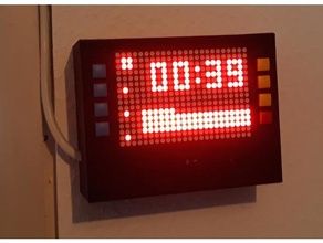 kitchen alarm clock arduino leds openscad soldering iron timer 3d print model - Mito3D
