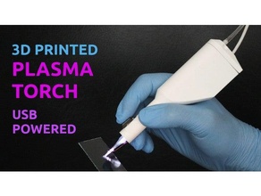 3d imprimé USB alimenté plasma torche DIY gaudilabs science outils 3d print model - Mito3D