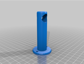 curtain rod support 16mm 3d print model - Mito3D