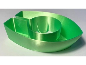avocado boat vase-mode vase mode 3d print model - Mito3D