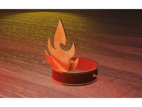 Nation Krone Benutzerbild Blau Cosplay Feuernation zuko 3d print model - Mito3D