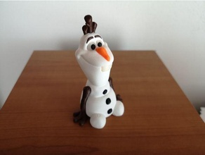 olaf easy print support mmu remix 3d print model - Mito3D