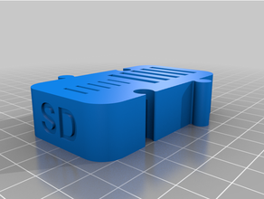 puzzly sd card aa battery holder usb 3d print model - Mito3D