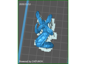 rígida totalmente apoiado 32mm cgrick mini crick dd dnd figura monstro miniatura idhcoi suporte 3d print model - Mito3D