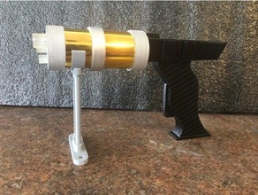 Star Wanderung Käfig Laser Pistole Arbeiten auslösen Lichter Cosplay Waffe Replik Trek 3d print model - Mito3D