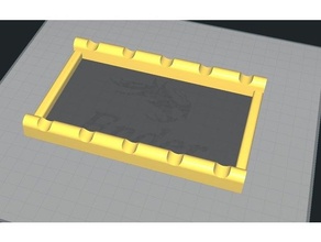 escova suporte largura 100mm 3d print model - Mito3D