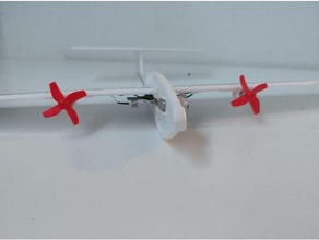 gasb mini 30g air airplane battery derivate drone plane rc wings 3d print model - Mito3D