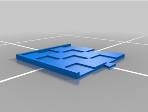 Schach Tafel Brettspiel Spiel 3d print model - Mito3D