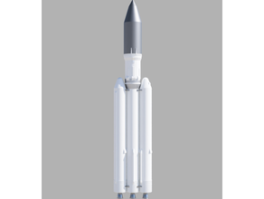 angara 3 modello razzo roscosmos spazio 3d print model - Mito3D