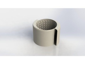 Luft Filtration Pflanze Topf Filter Schlange Sukkulenten 3d print model - Mito3D