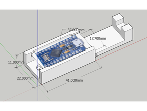 arduino Pro micro carpeta 3d print model - Mito3D