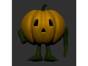 Halloween zucca 2 figura figurina 3d print model - Mito3D