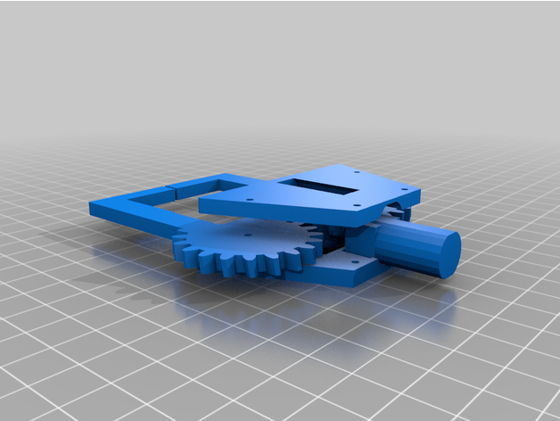 mini motor garra 1 3D print model - Mito3D