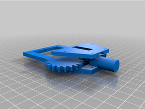 mini motor claw 1 3d print model - Mito3D