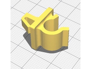 macchina cappuccio puntello cofano clip 3d print model - Mito3D