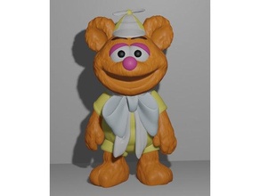 bambino fozzie muppets pagliaccio bambini 3d print model - Mito3D