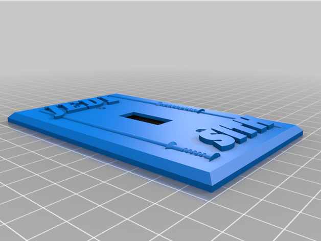 estrella guerras ligero cambiar interruptor plato norte America cubierta carcasa funda 3D print model - Mito3D